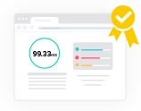       99.33%.