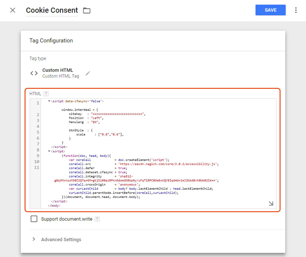      -Google Tag Manager